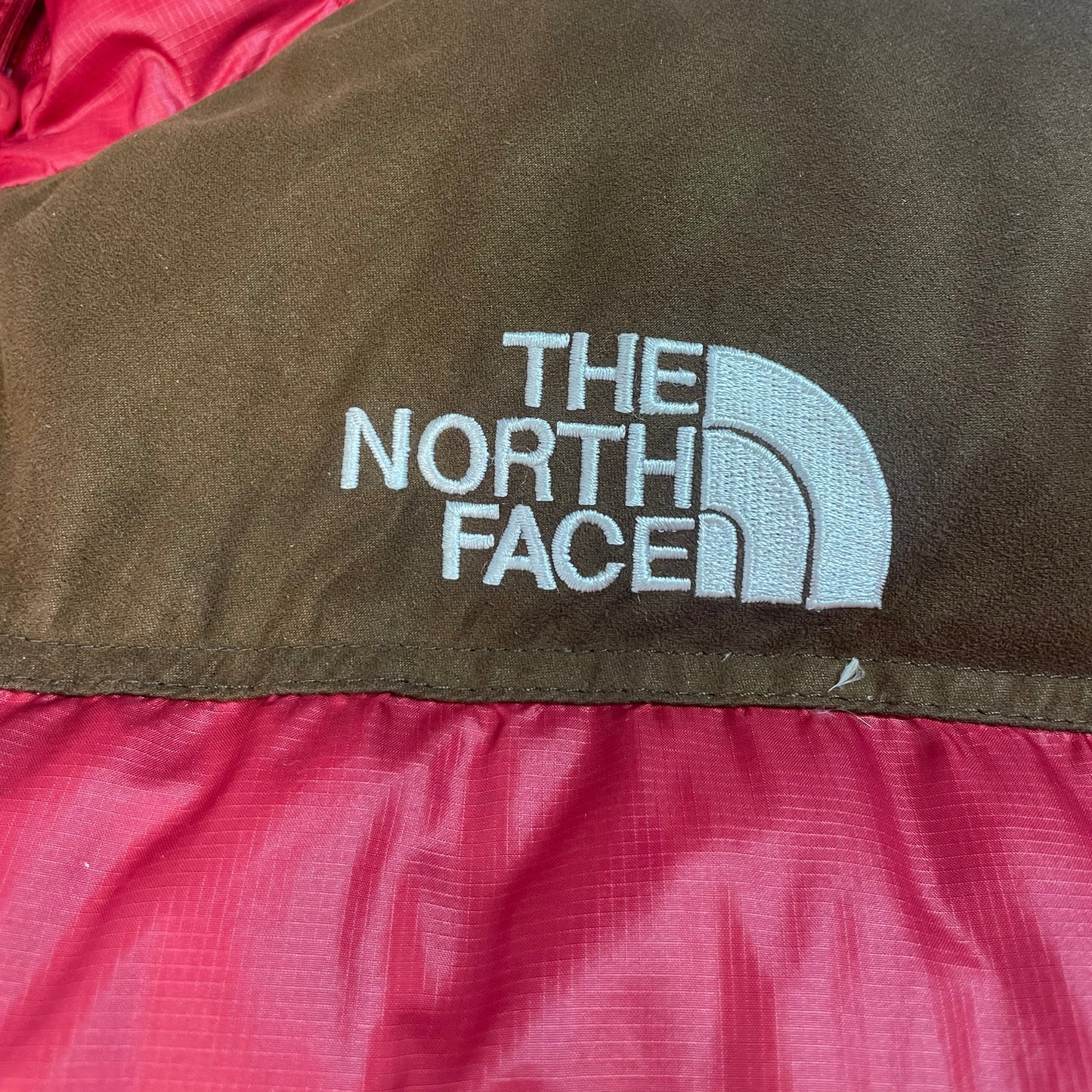 Rare Authentic The North Face Nuptse Alpha 700 LTD Down Jacket FW2011 (Red / Dark Oak) | Size M