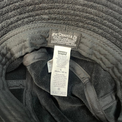 Authentic Levi’s Black Terry Bucket Hat