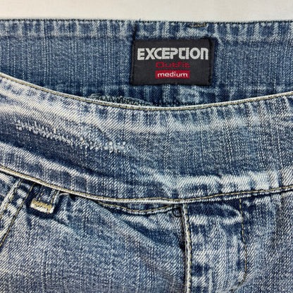Y2K Exception Outfit Denim Mini Skirt | Best Fit UK 6-8