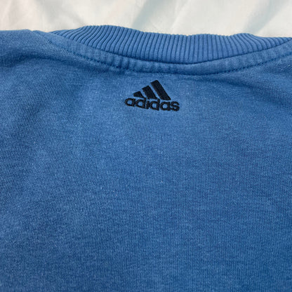 Vintage Adidas Blue Logo Sweatshirt | Best Fit Men's M-L