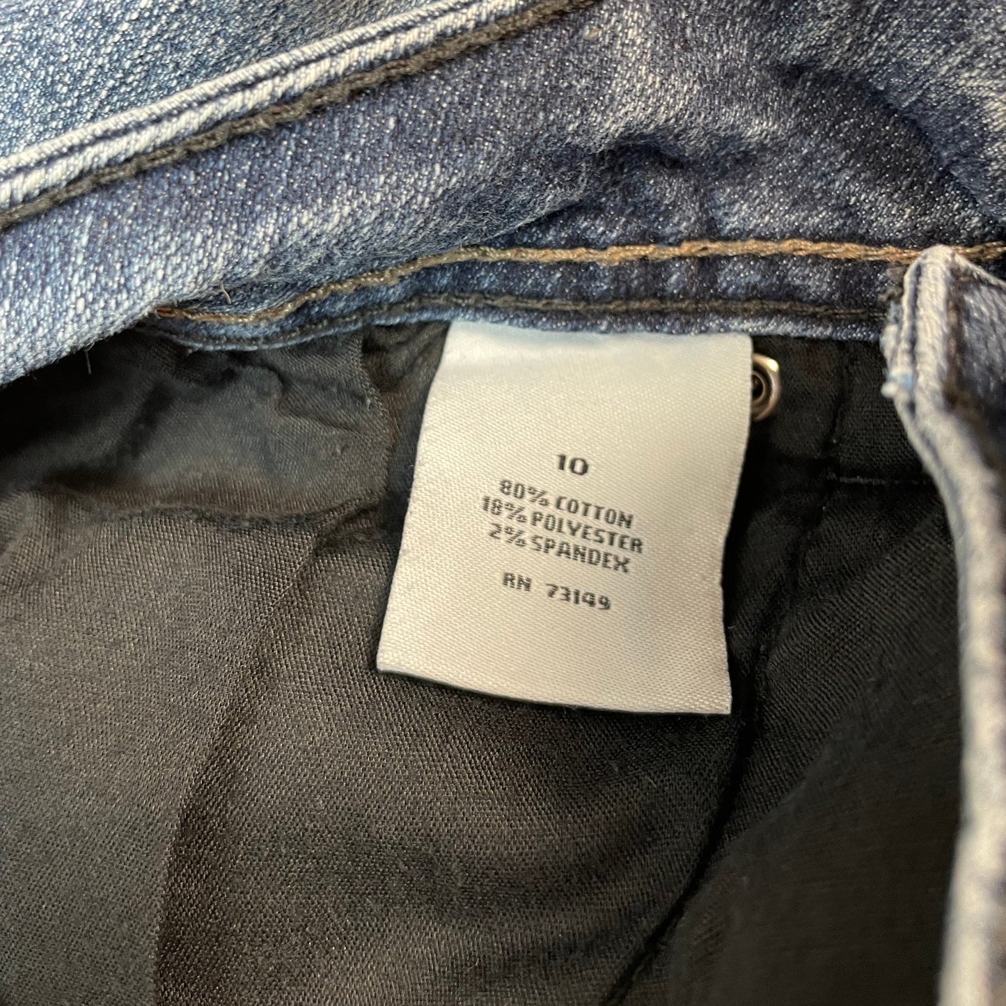 Vintage Y2K One Jane Bootcut Jeans with Embroidered Cross Pockets | size UK 10