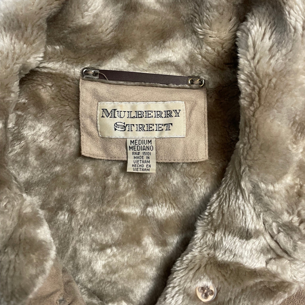 Vintage Y2K Mulberry Street Faux Shearling Coat | Best Fit UK 10