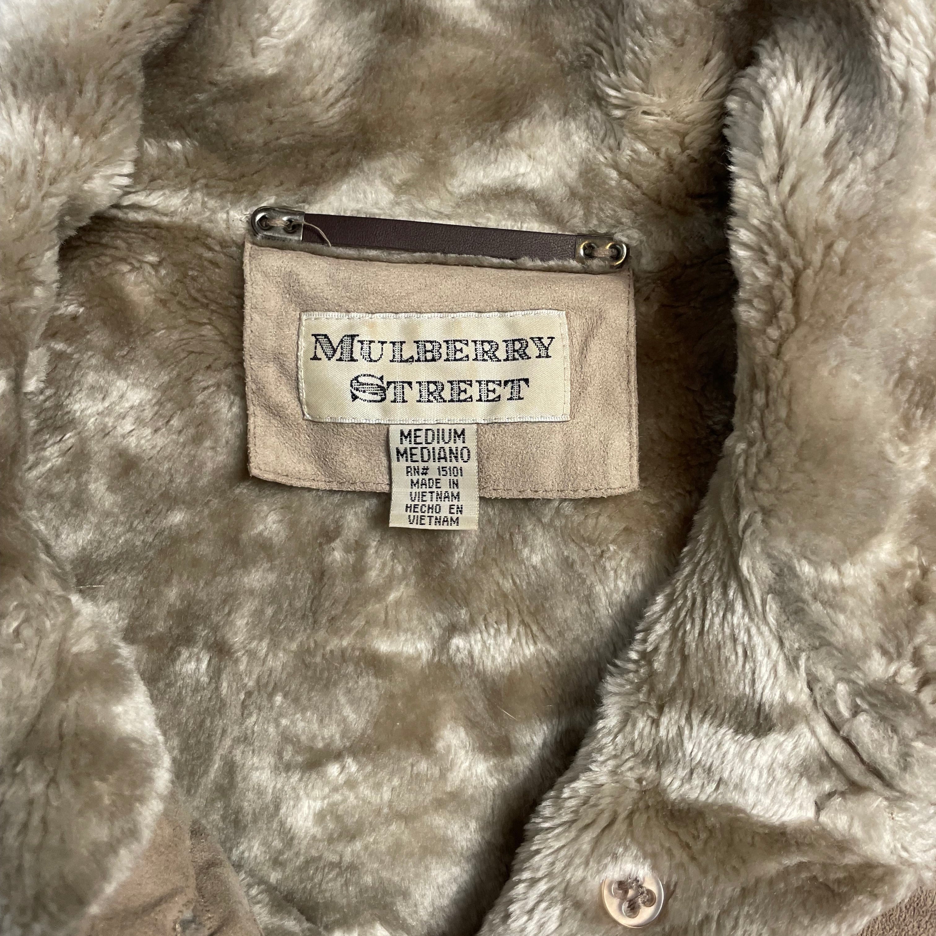 Vintage Y2K Mulberry Street Faux Shearling Coat | Best Fit UK 10