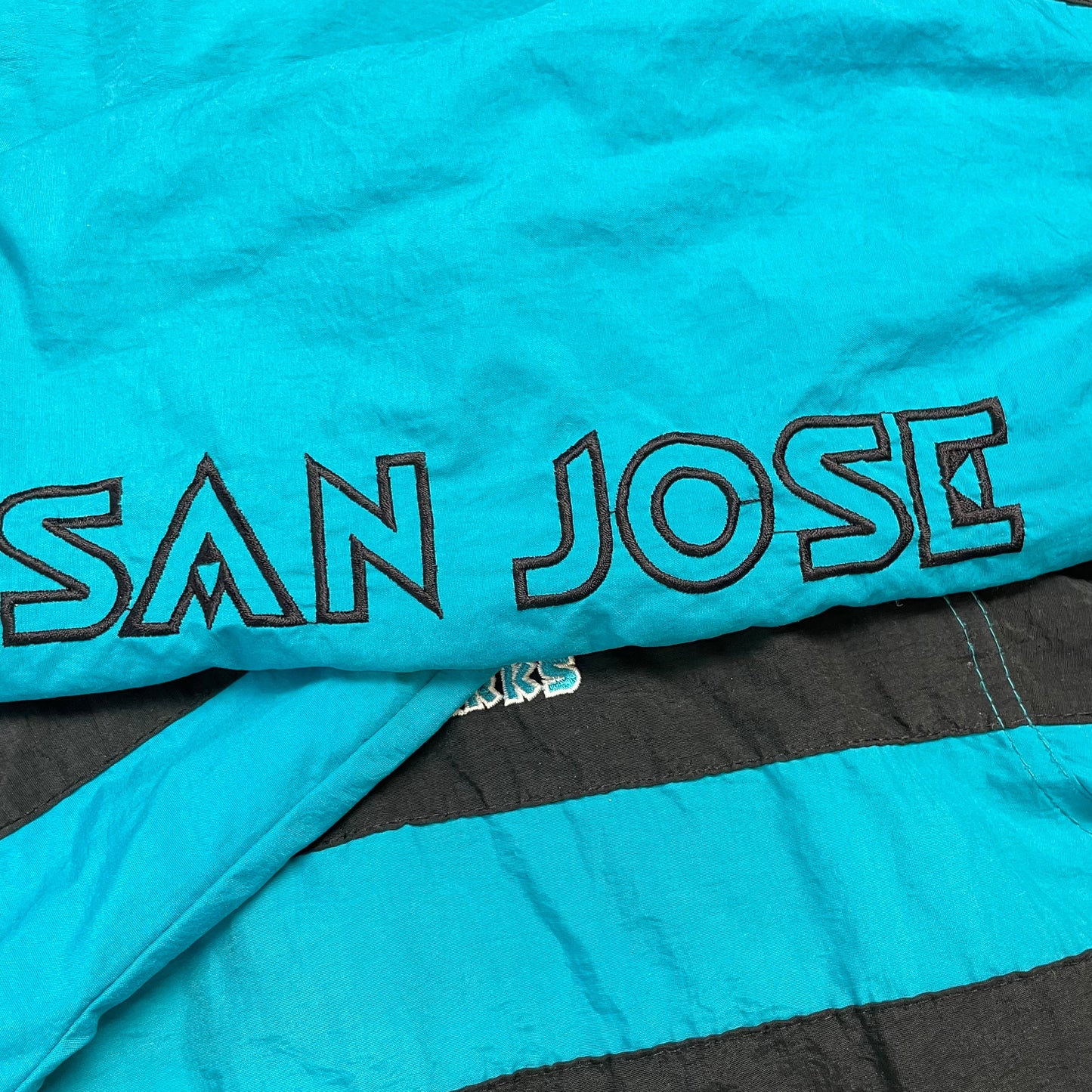 Rare Vintage 1990s Starter San Jose Sharks NHL Jacket | Size L