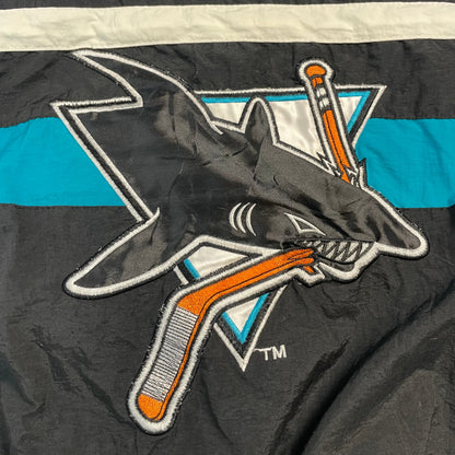 Rare Vintage 1990s Starter San Jose Sharks NHL Jacket | Size L