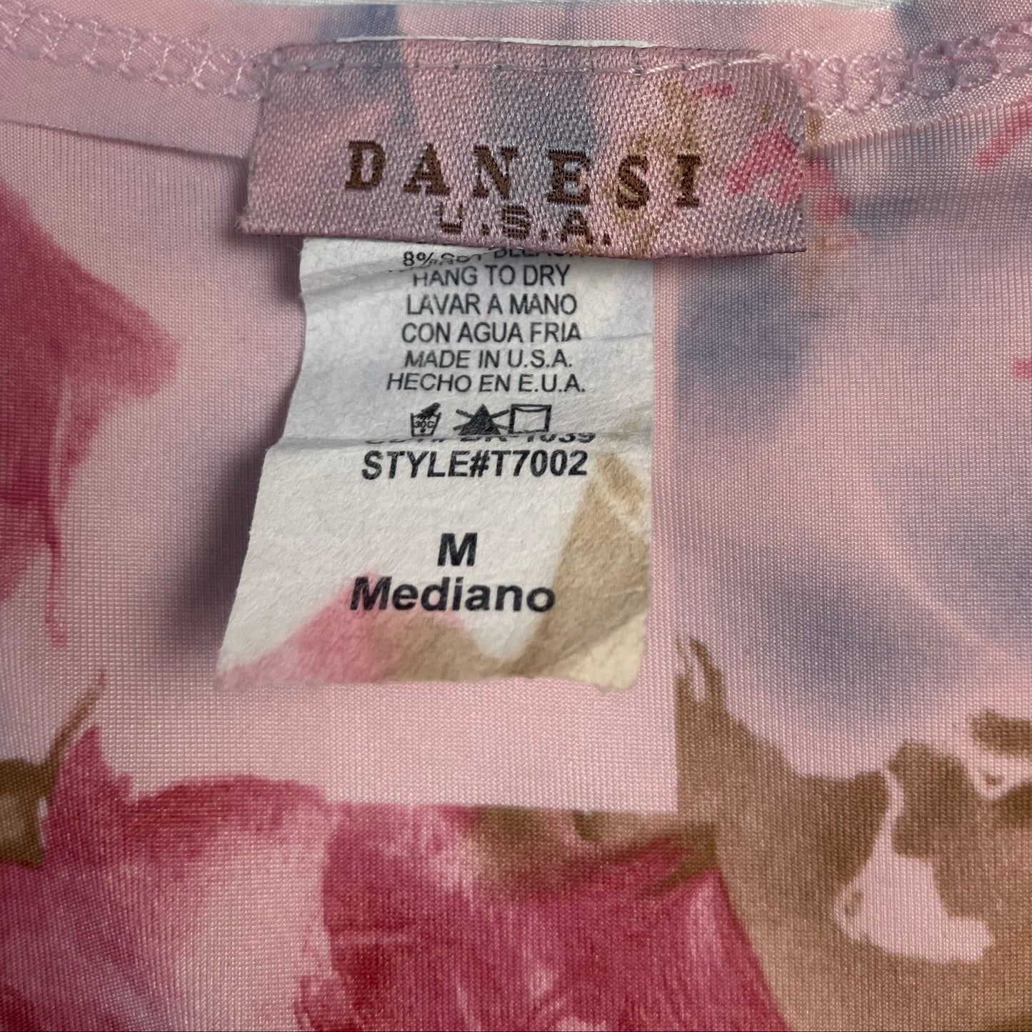 Vintage Y2K Danesi USA Floral Beaded Top | Best fit UK 6-8