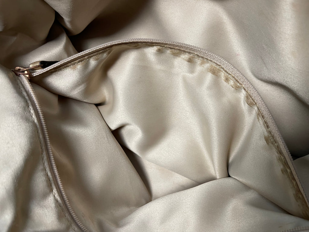 Authentic Coach Signature Metallic Gold Satchel – 2009 Edition