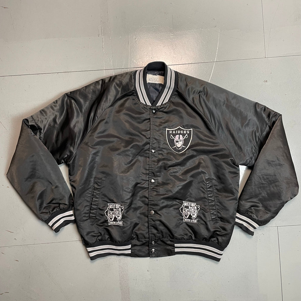 Vintage Los Angeles Raiders Satin Bomber Jacket -  Best Fit Men’s M