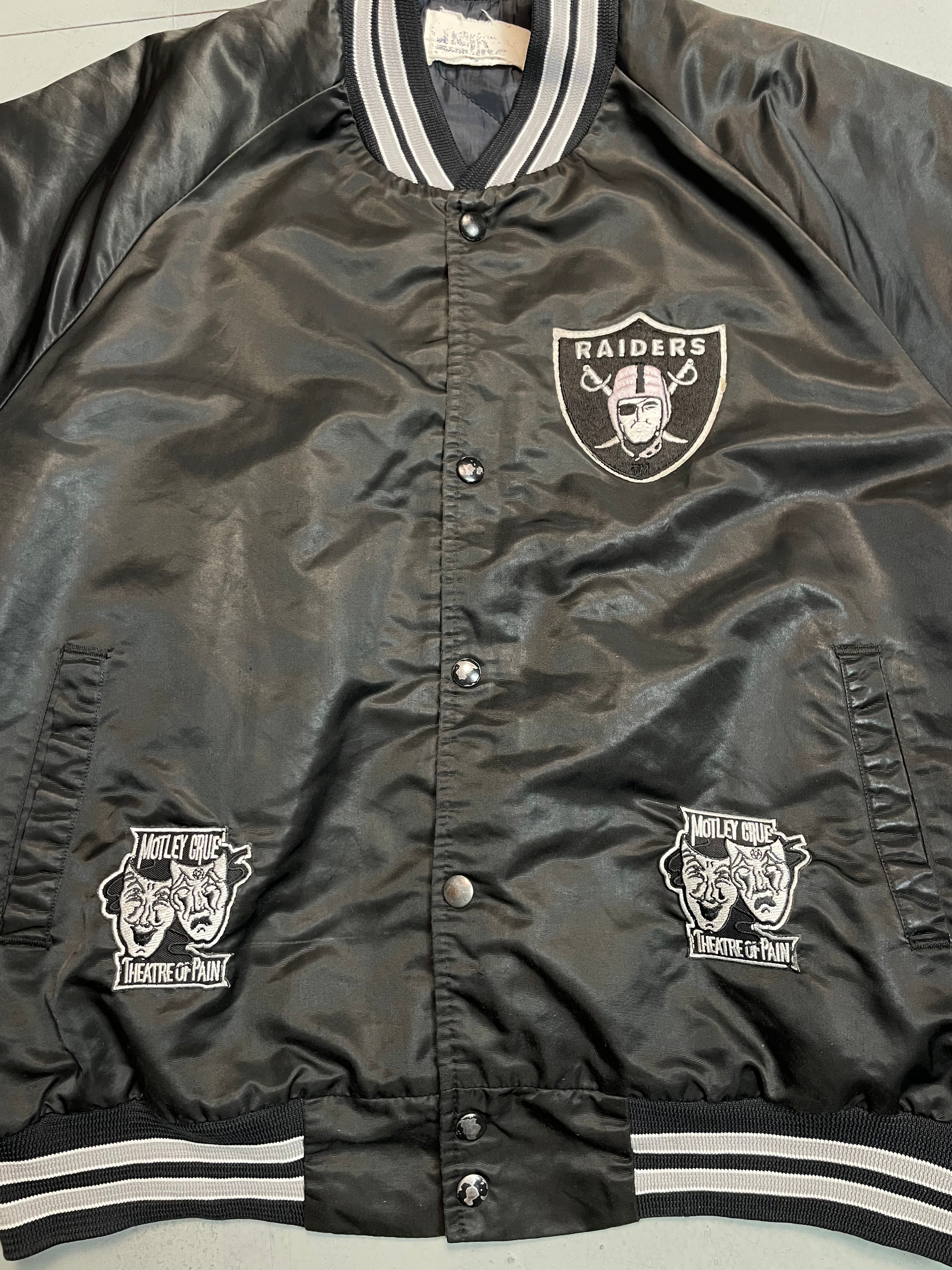 Vintage Los Angeles Raiders Satin Bomber Jacket -  Best Fit Men’s M