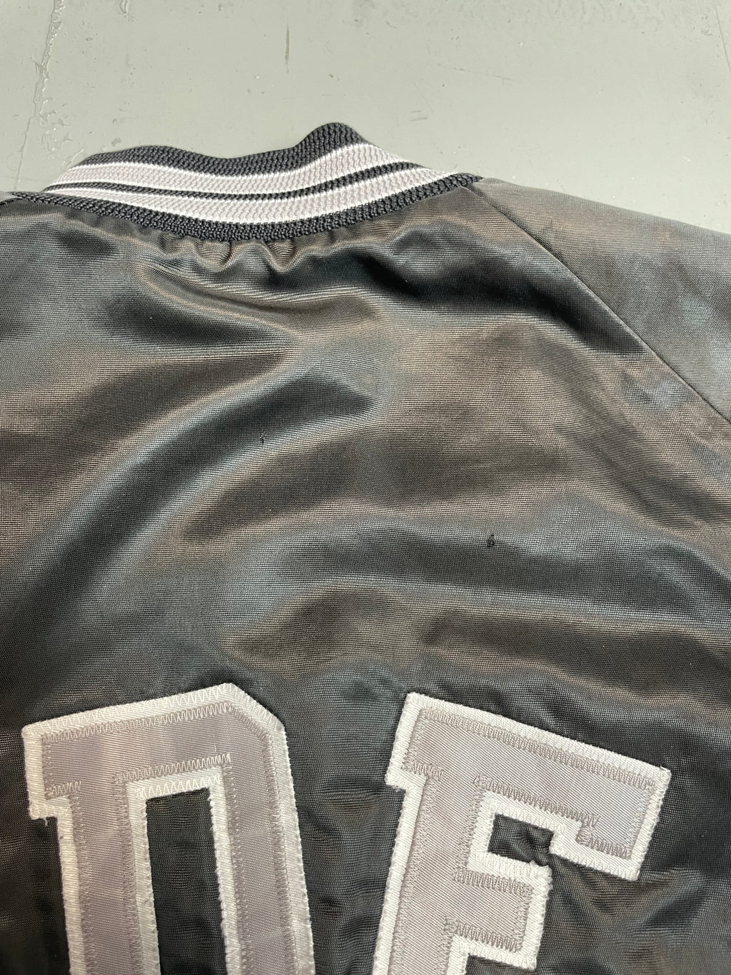 Vintage Los Angeles Raiders Satin Bomber Jacket -  Best Fit Men’s M