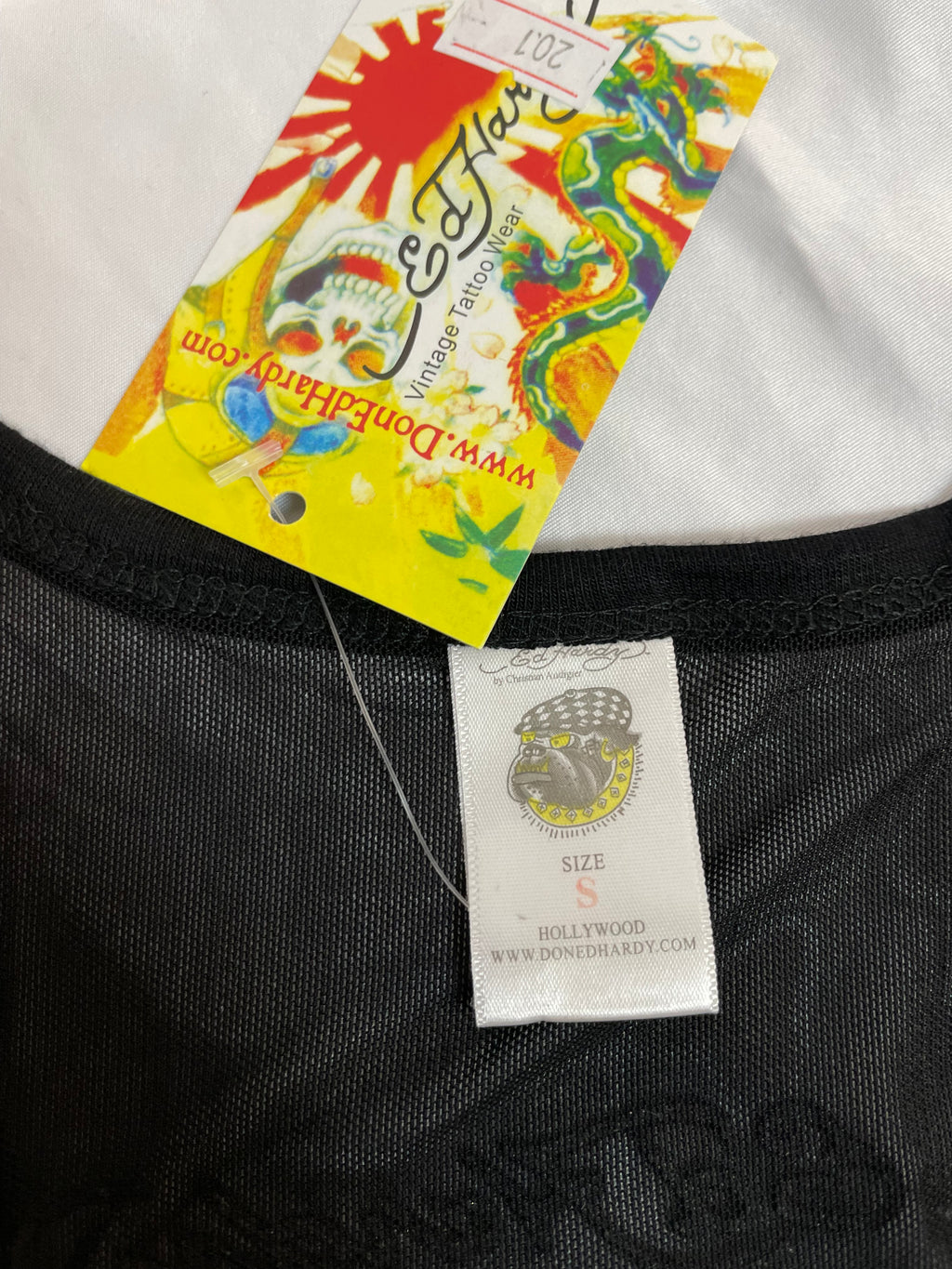 Authentic Ed Hardy by Christian Audigier Purple Rose Rhinestone Tank | Size S / UK 6-8