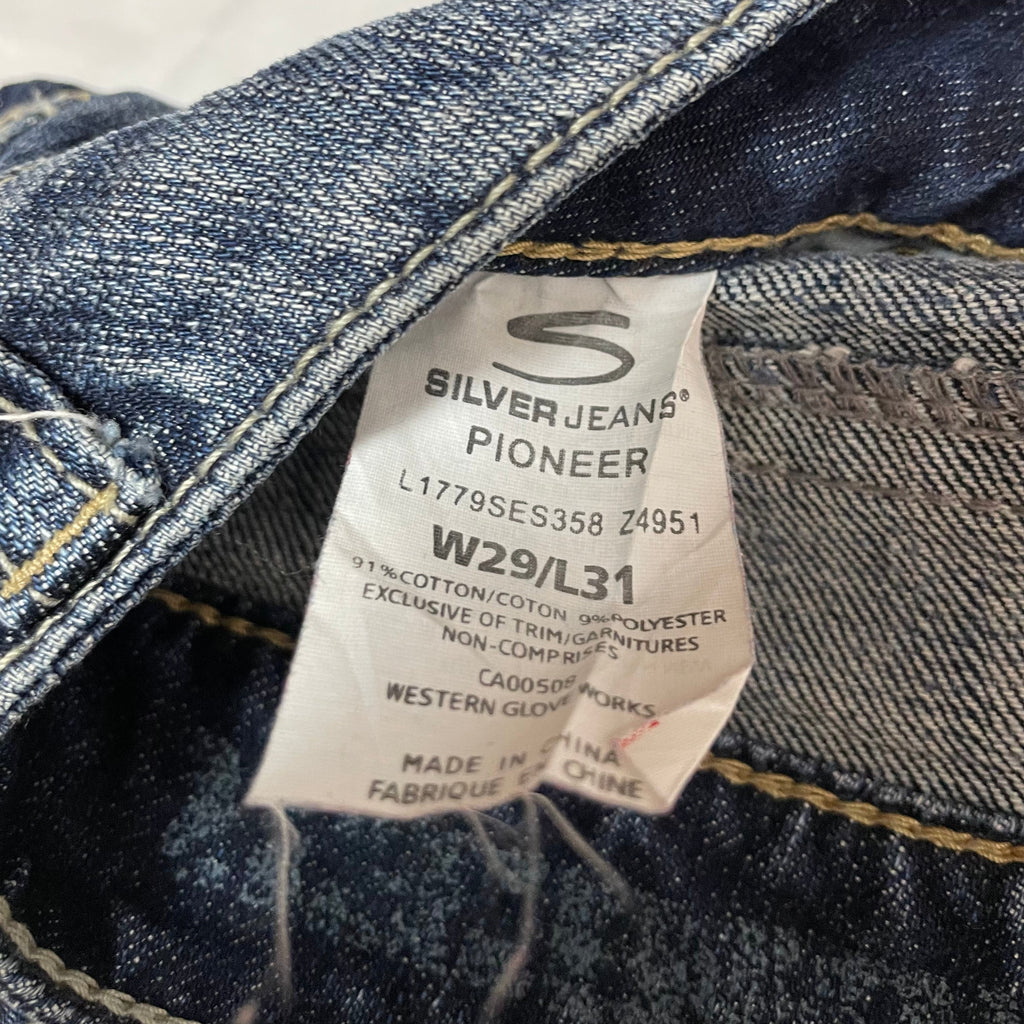 Silver Jeans Co. “Pioneer” Bootcut Denim Jeans – W29 L31 / UK 8-10