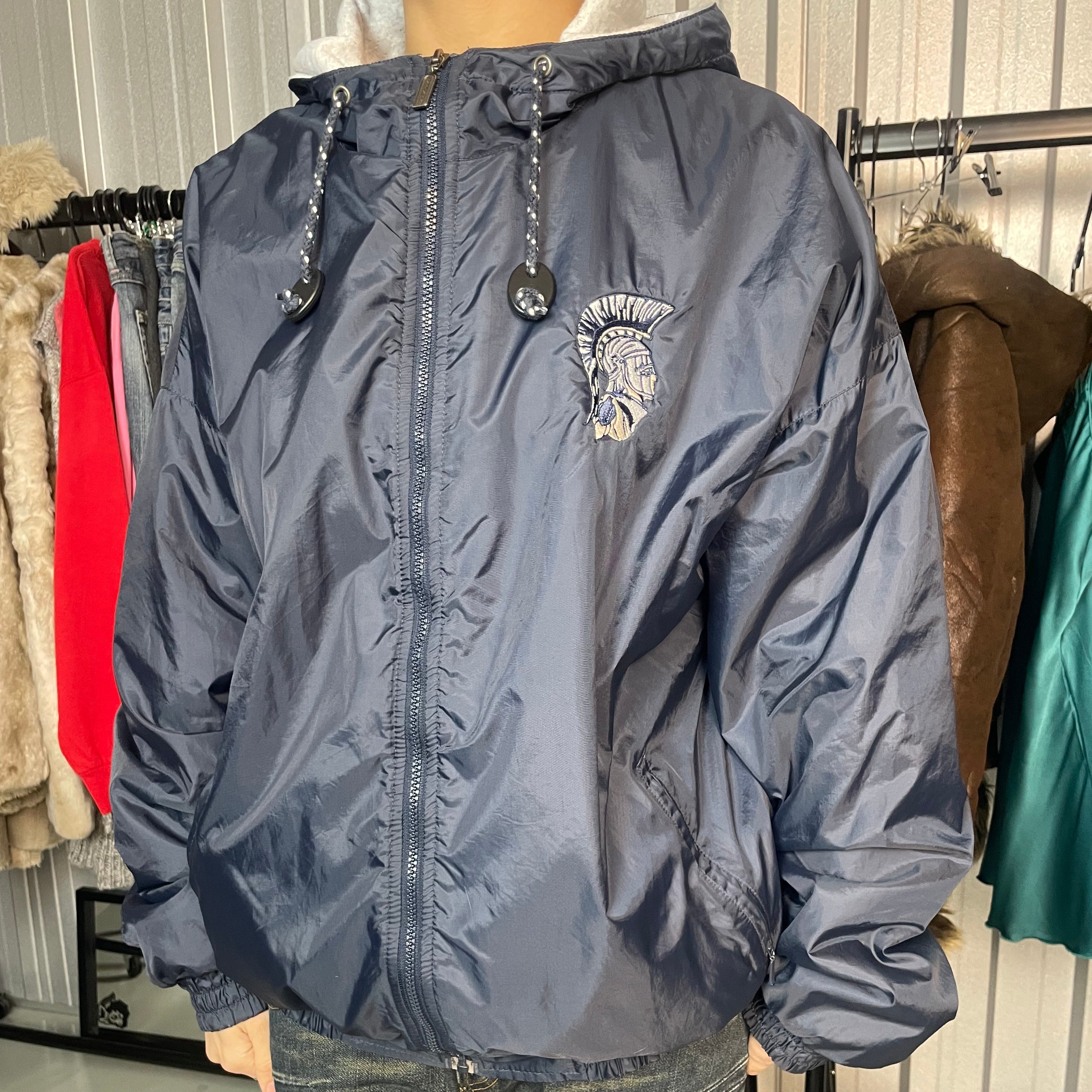 Vintage Holloway Howell Central Baseball Windbreaker Navy | Best Fits Men's L