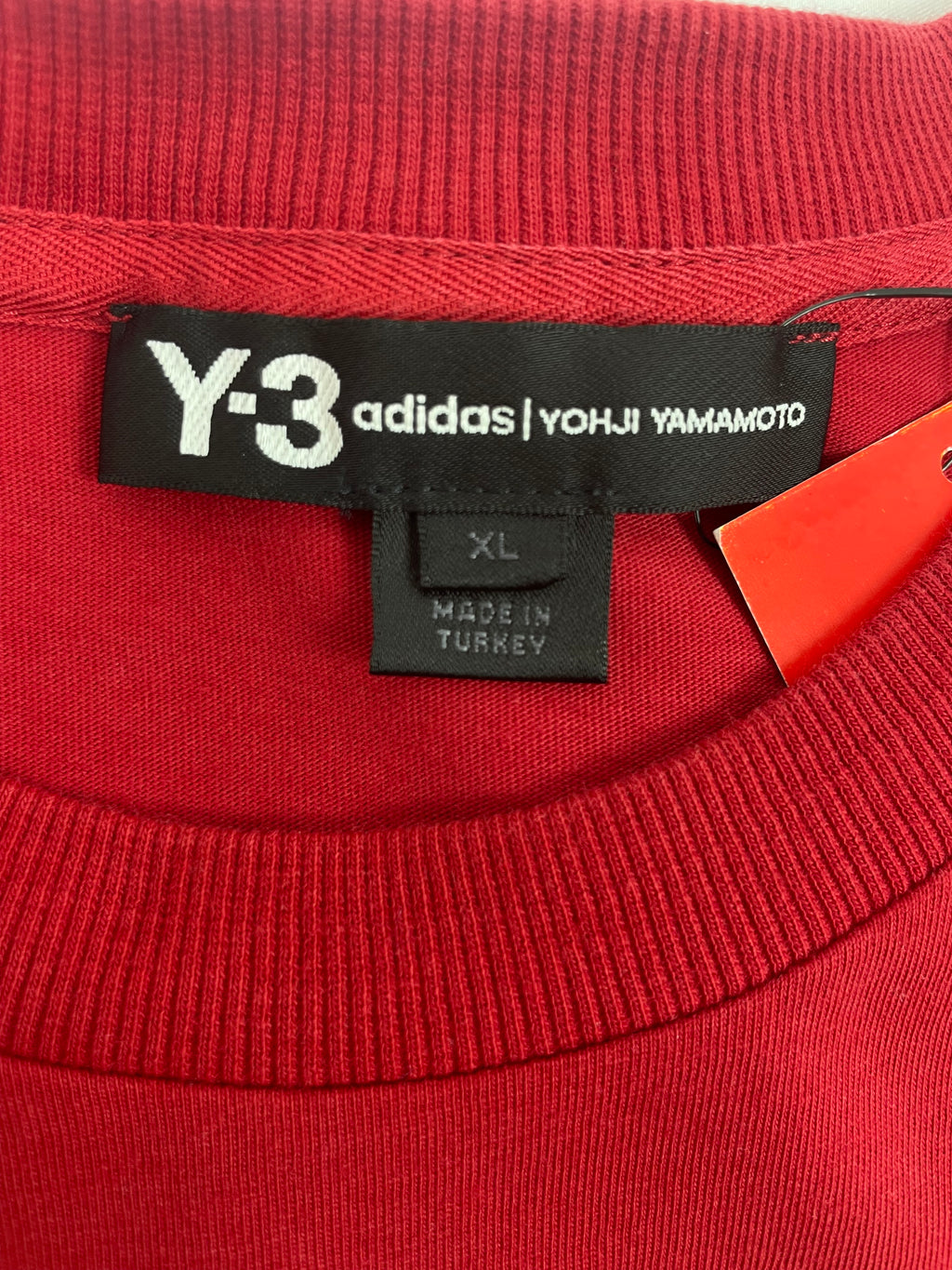 Y-3 x Yohji Yamamoto Red Graphic Snake T-Shirt