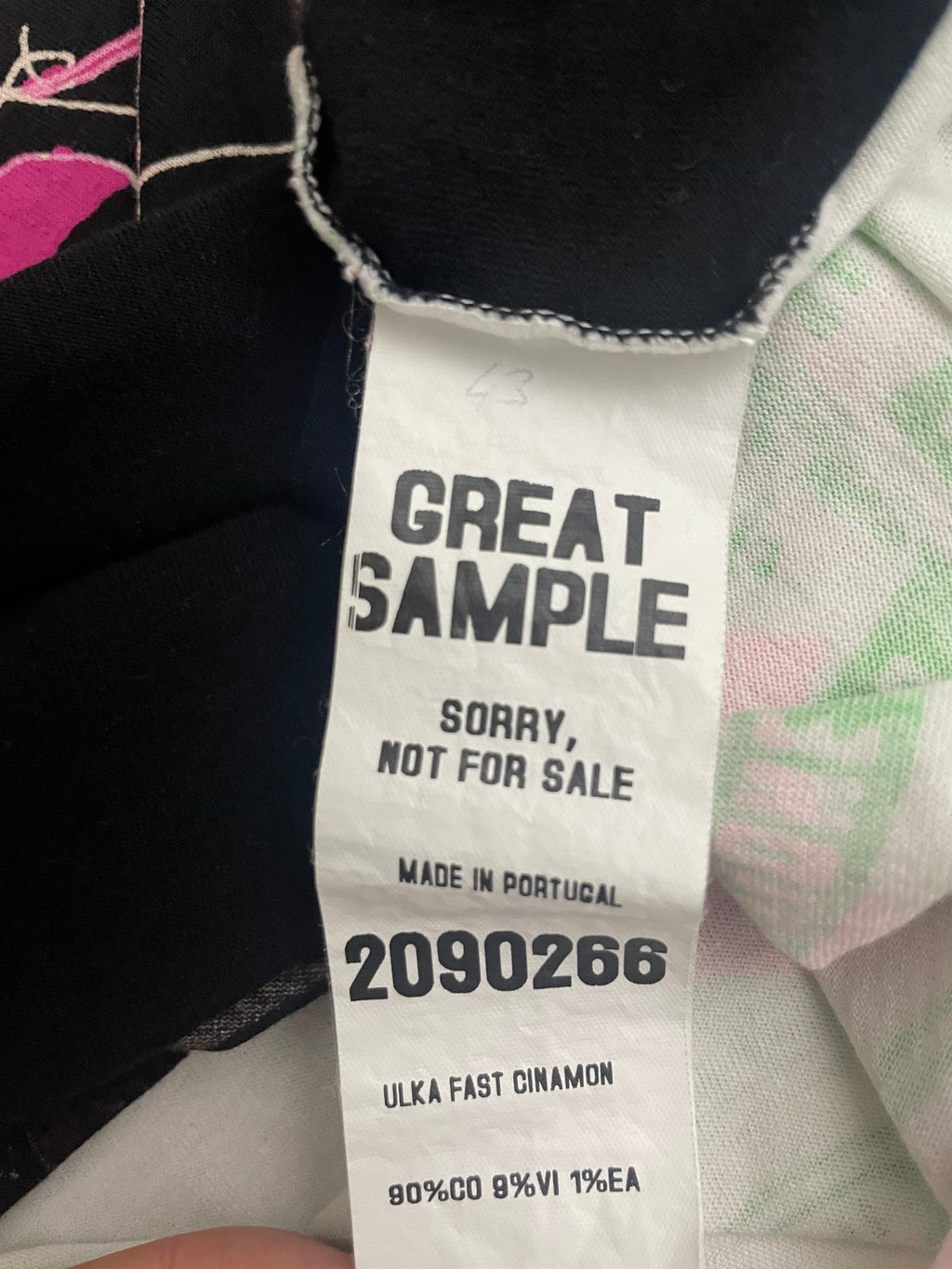 Custo Barcelona Graphic Sample Top - Rare Collectible