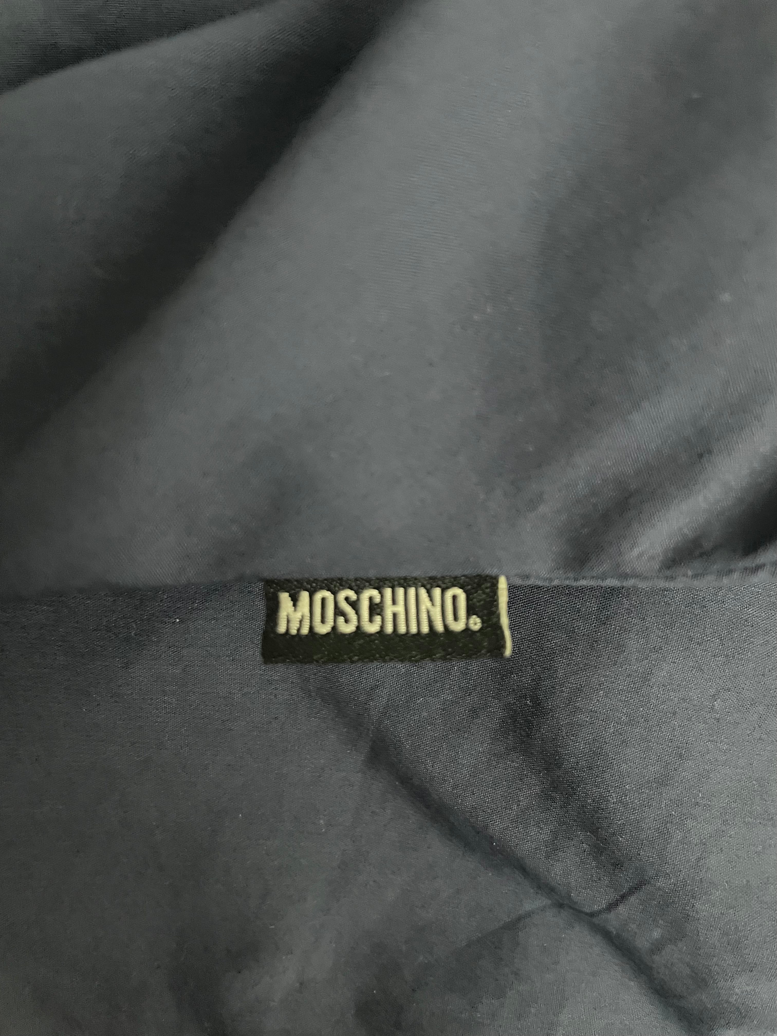 Vintage Moschino Jeans Fitted Shirt - Navy Blue