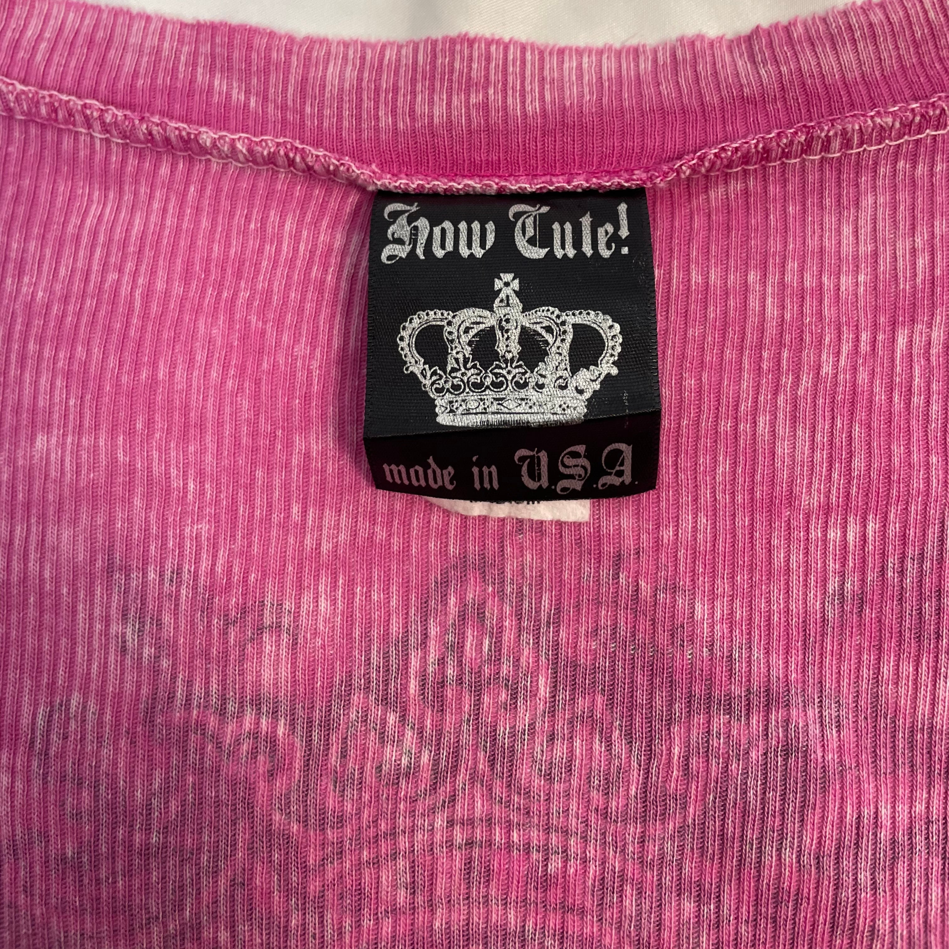 Y2K Tattoo Burnout Cross Tee | Best Fit Size UK 10