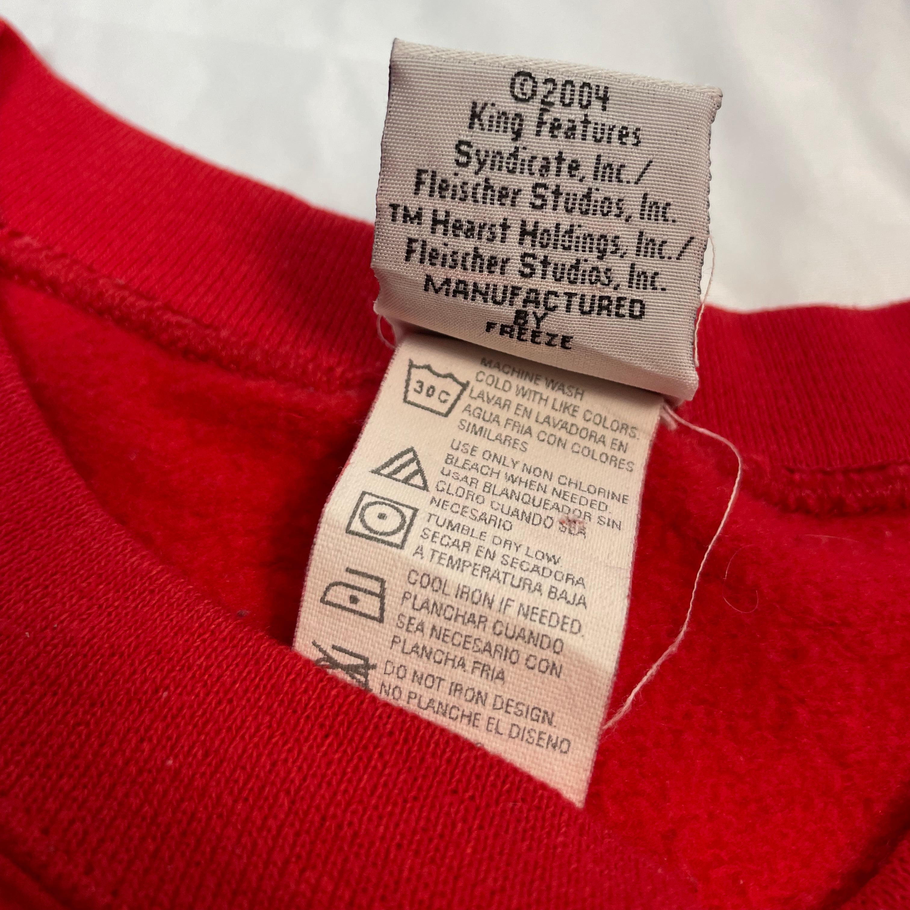 Rare 2004 Betty Boop Christmas Sweatshirt | Size UK 10-12