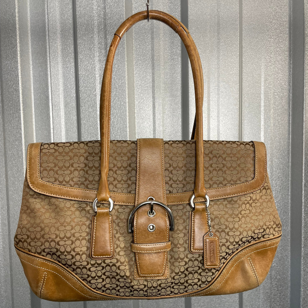 Coach Y2K Signature Jacquard Buckle Shoulder Bag | A04J-6821