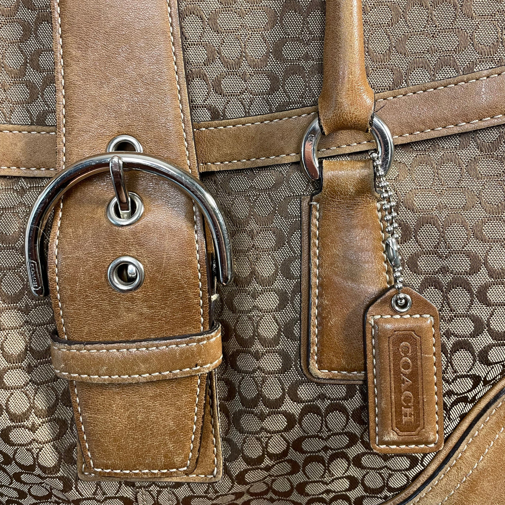 Coach Y2K Signature Jacquard Buckle Shoulder Bag | A04J-6821