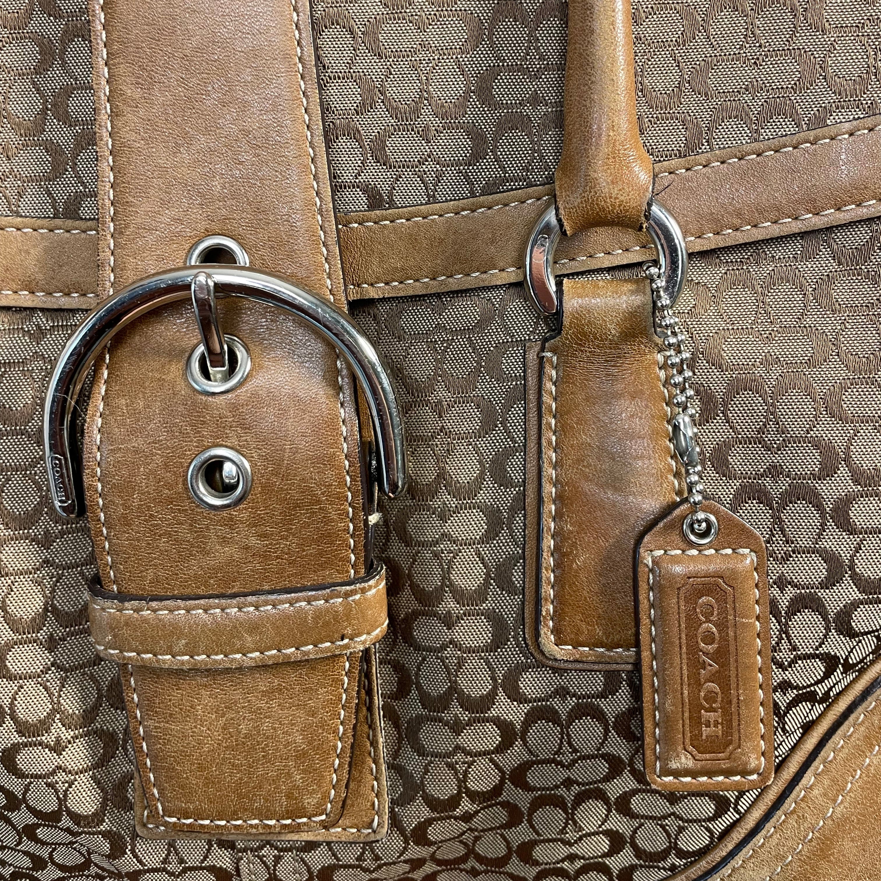 Coach Y2K Signature Jacquard Buckle Shoulder Bag | A04J-6821