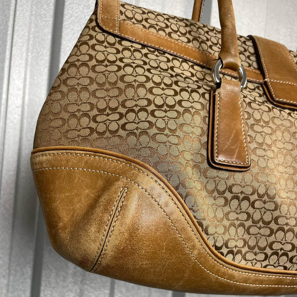 Coach Y2K Signature Jacquard Buckle Shoulder Bag | A04J-6821