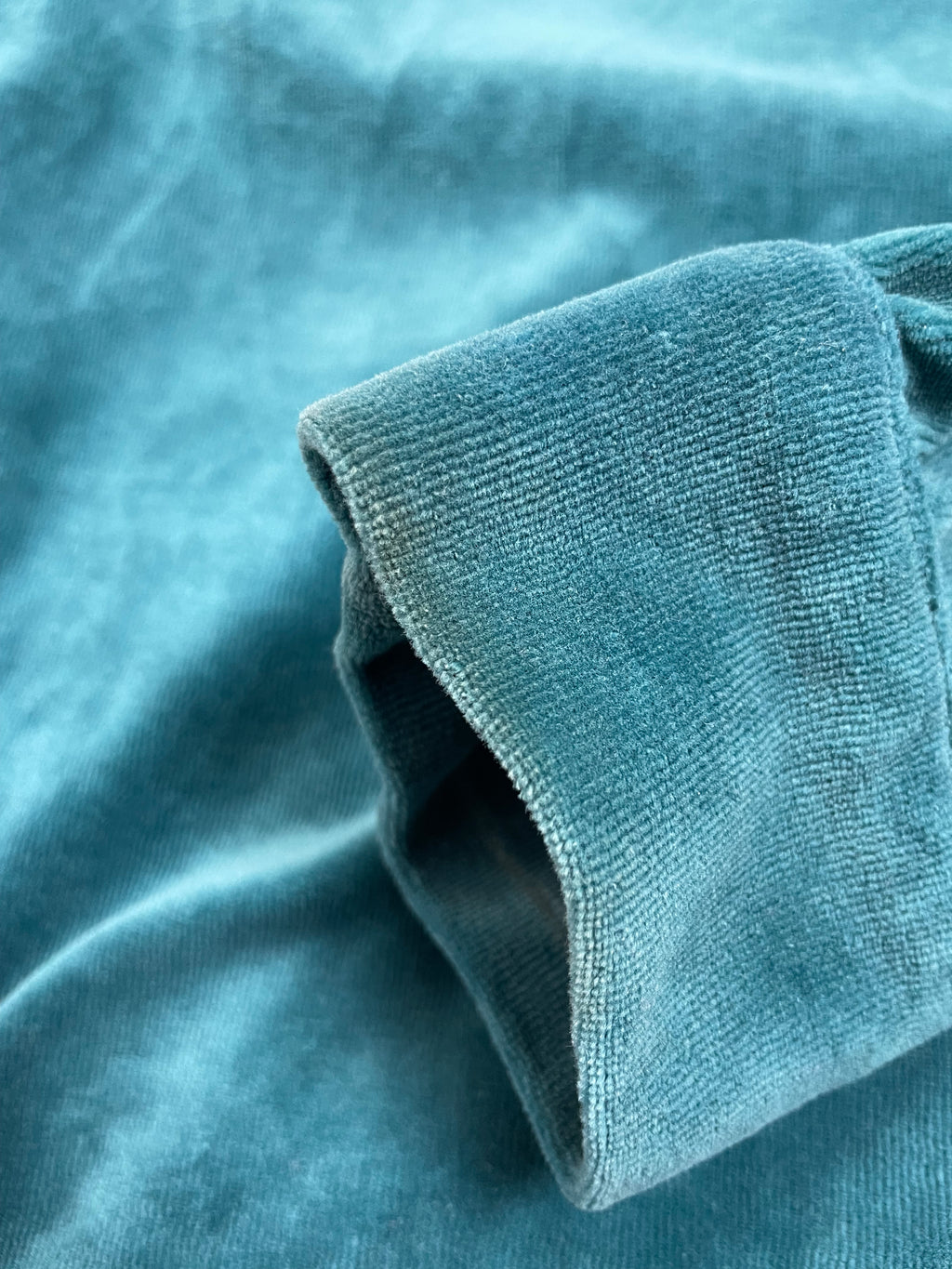 Y2K Juicy Couture Teal Velour Zip Hoodie | Best Fits UK 10-12