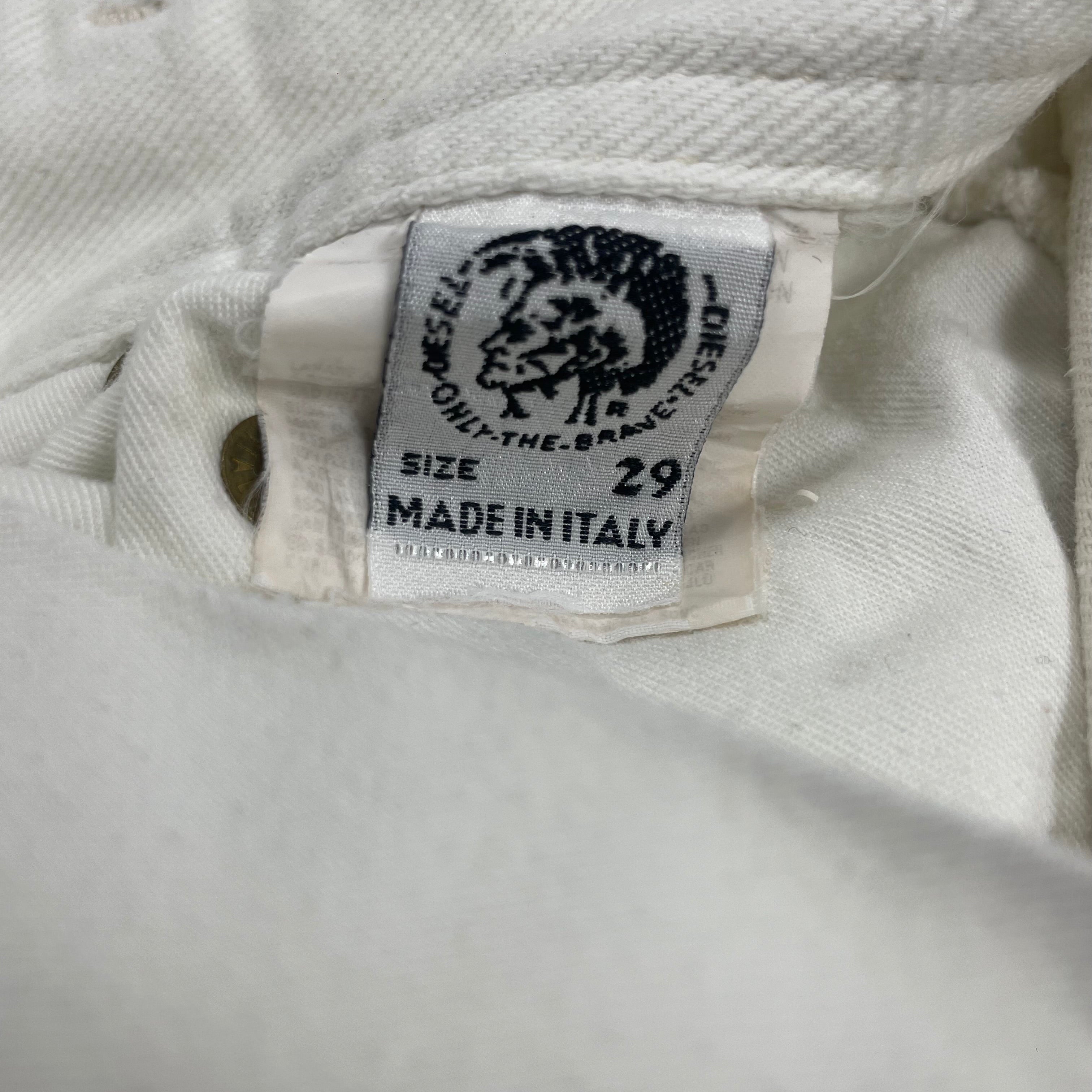 Y2K Diesel Number Patchwork Bootcut Jeans | W29, Best Fit UK 8-10