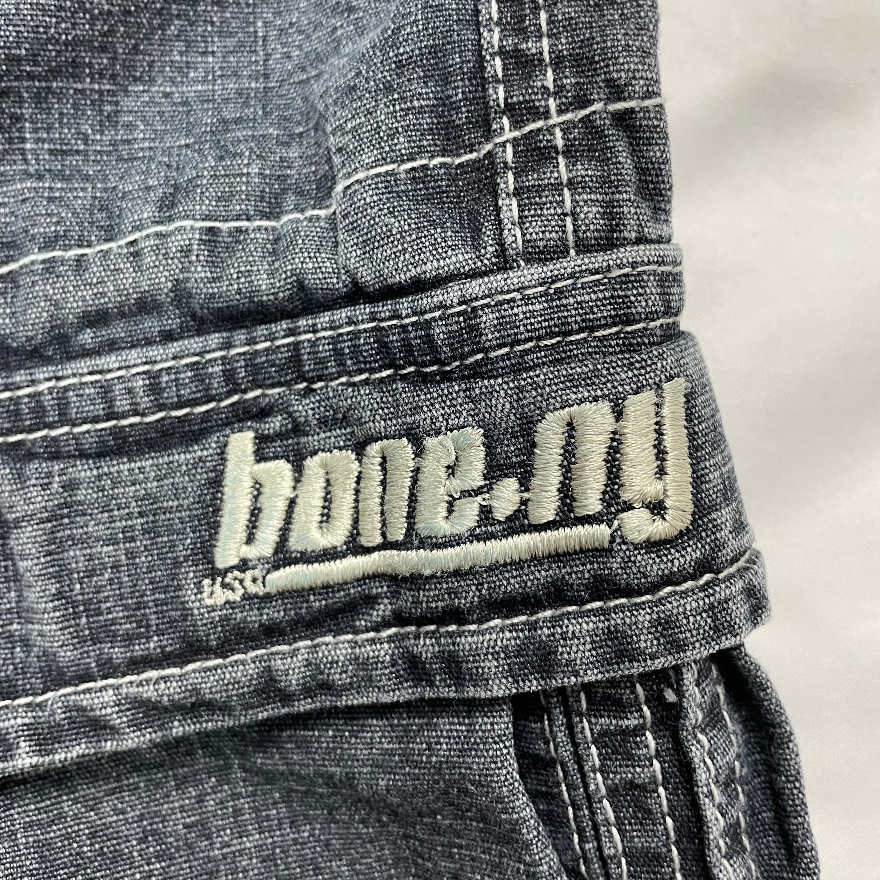 Bone.ny USA Y2K Cargo Jeans – W34 L30 (Men’s) / UK 14 (Women’s Regular Fit)