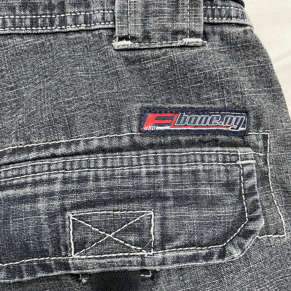 Bone.ny USA Y2K Cargo Jeans – W34 L30 (Men’s) / UK 14 (Women’s Regular Fit)
