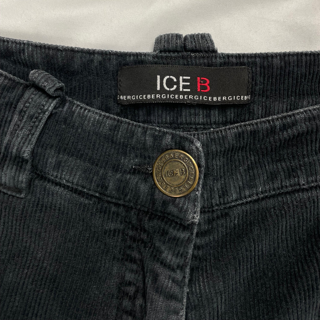 ICE B by Iceberg Cropped Corduroy Trousers – Size UK 6–8 (W28.75”)