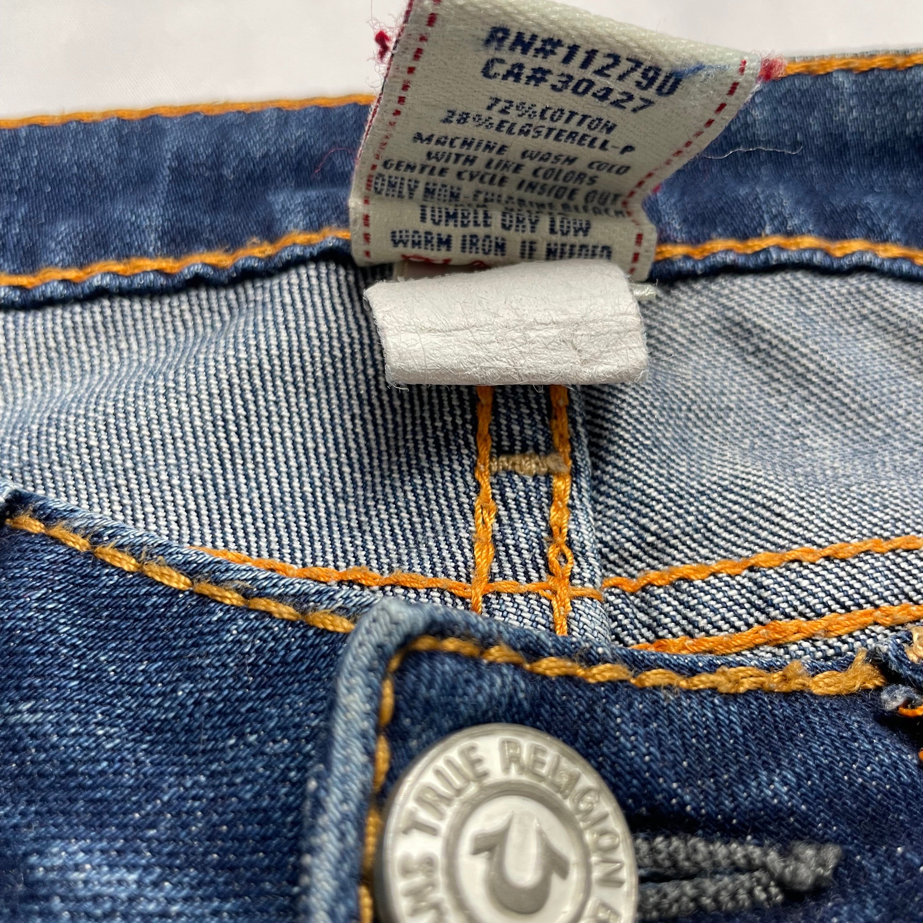 True Religion Vintage Bootcut Jeans – Size UK 4-6 (W27”)