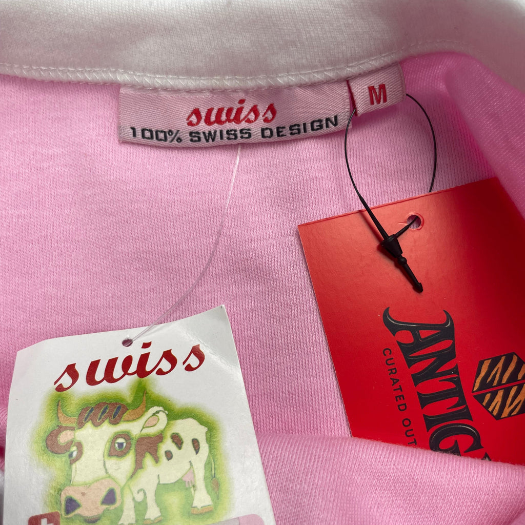 Deadstock Swiss “Gugus” Pink Candy Graphic T-Shirt - UK 8