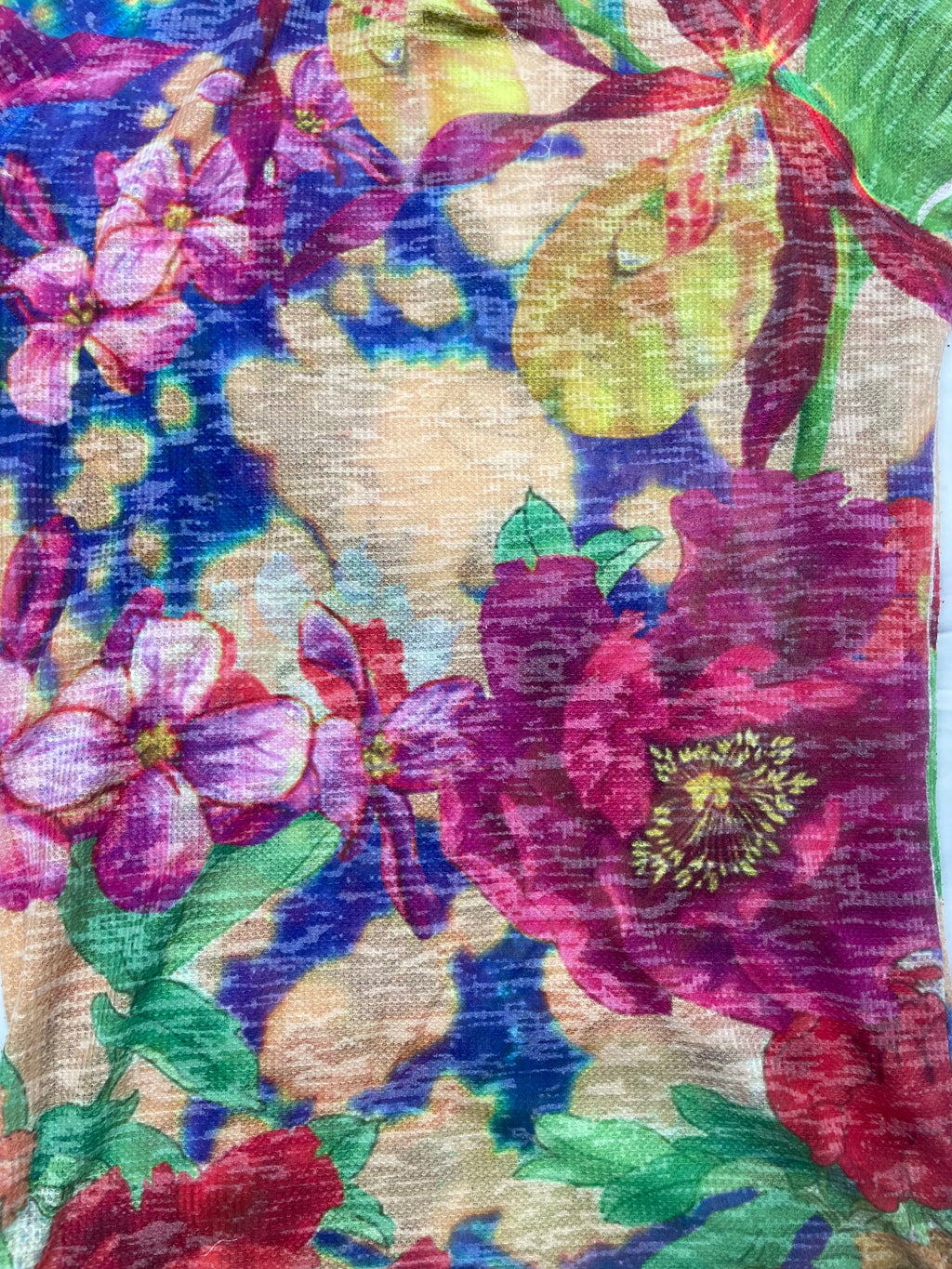 Custo Barcelona Gusto Line Sheer Floral Sketch Lightweight Hoodie - UK 6-8