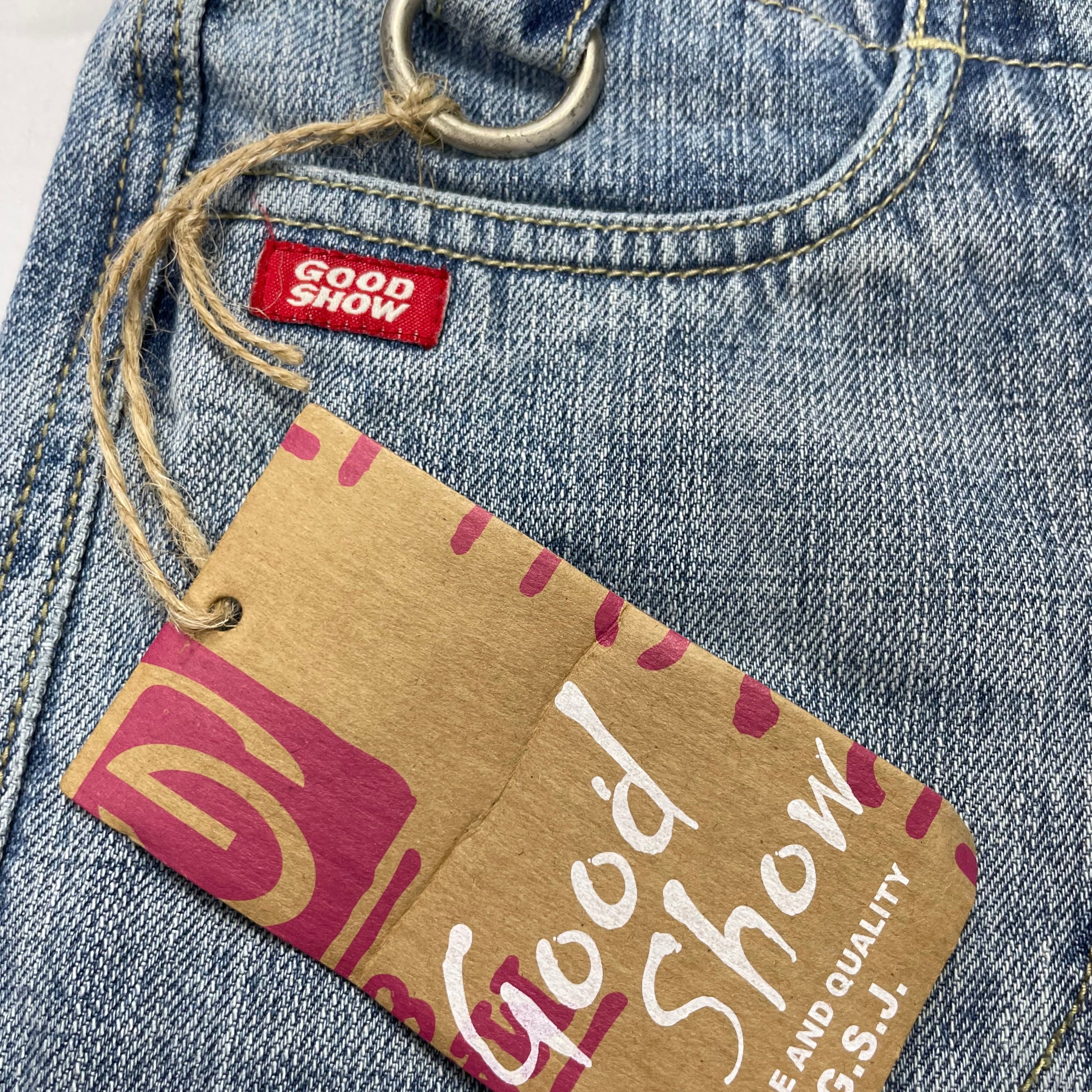 GOOD SHOW Deadstock Y2K Flare Jeans - W30.7 / UK 8-10