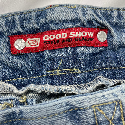 GOOD SHOW Deadstock Y2K Flare Jeans - W30.7 / UK 8-10