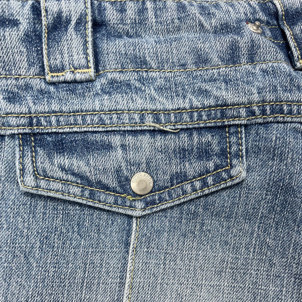 GOOD SHOW Deadstock Y2K Flare Jeans - W30.7 / UK 8-10