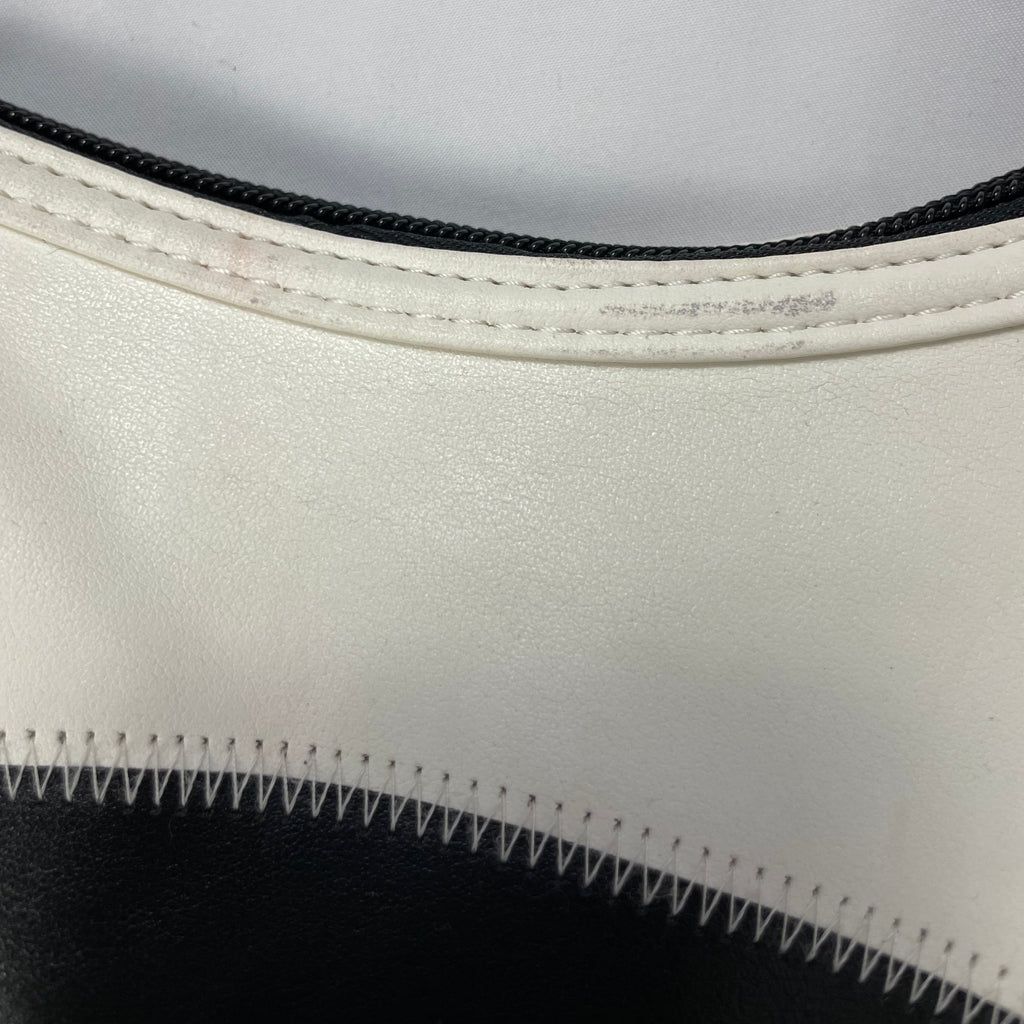 Y2K Betty Boop Patchwork Shoulder Bag - Magenta Handle, Polka-Dot Trim (38 cm x 24 cm)