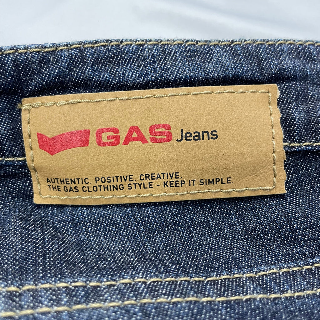 GAS Jeans Dark-Wash Bootcut - W26 (UK 4-6), Mid-Rise