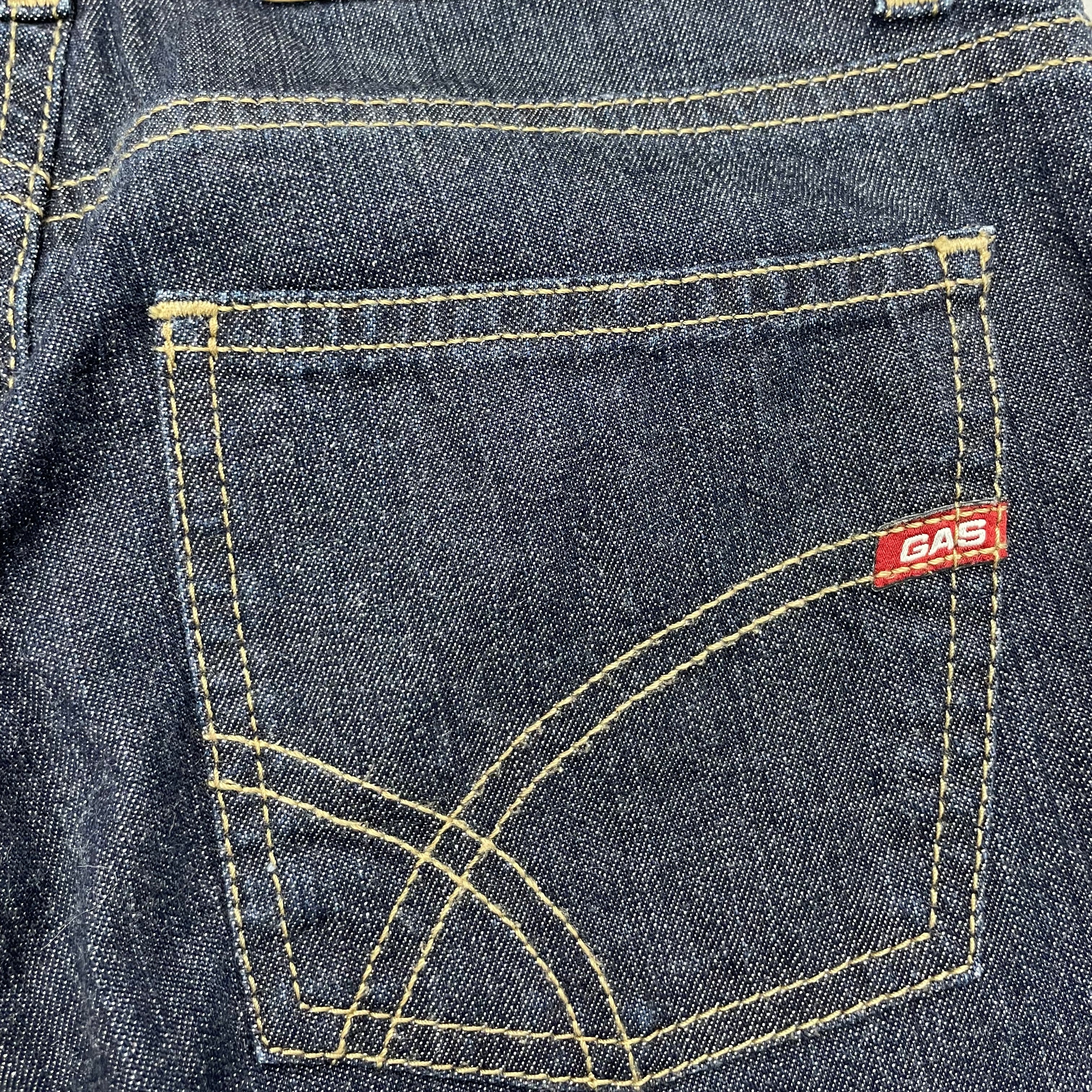 GAS Jeans Dark-Wash Bootcut - W26 (UK 4-6), Mid-Rise