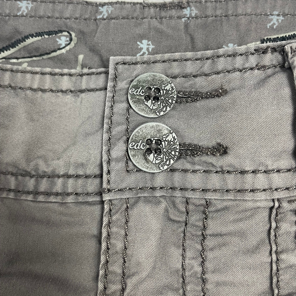 EDC by Esprit Play Grey Cargo Trousers | W32 | UK 10
