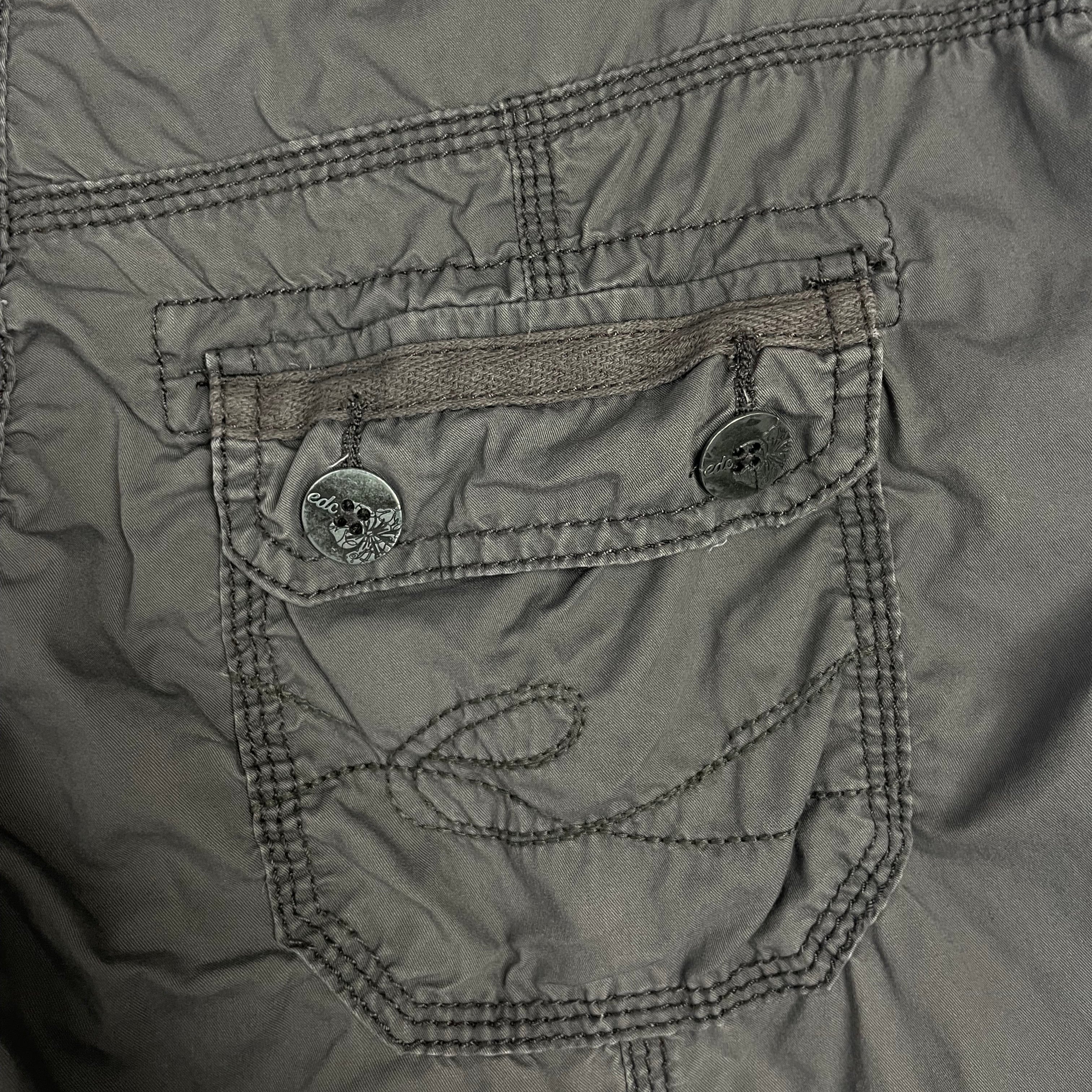 EDC by Esprit Play Grey Cargo Trousers | W32 | UK 10