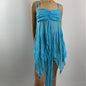 Electric Sky Handkerchief Hem Dress / Top