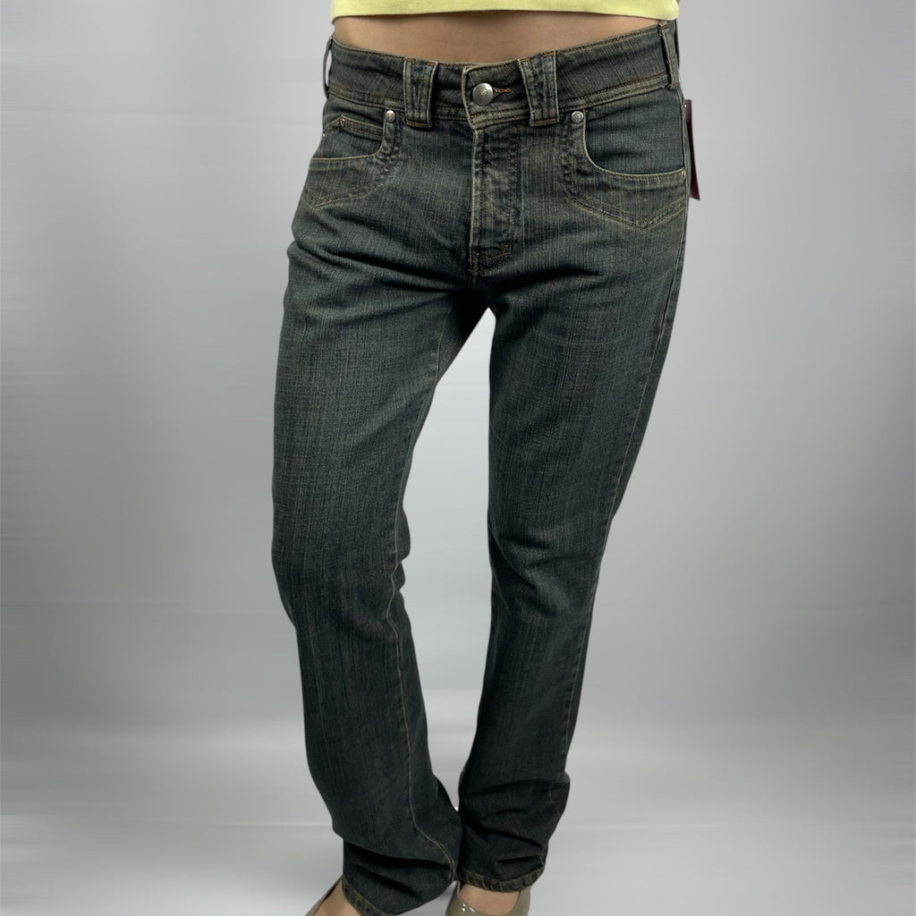 Trussardi Jeans – W28 L33 (UK 8) Low Rise Straight Leg Denim