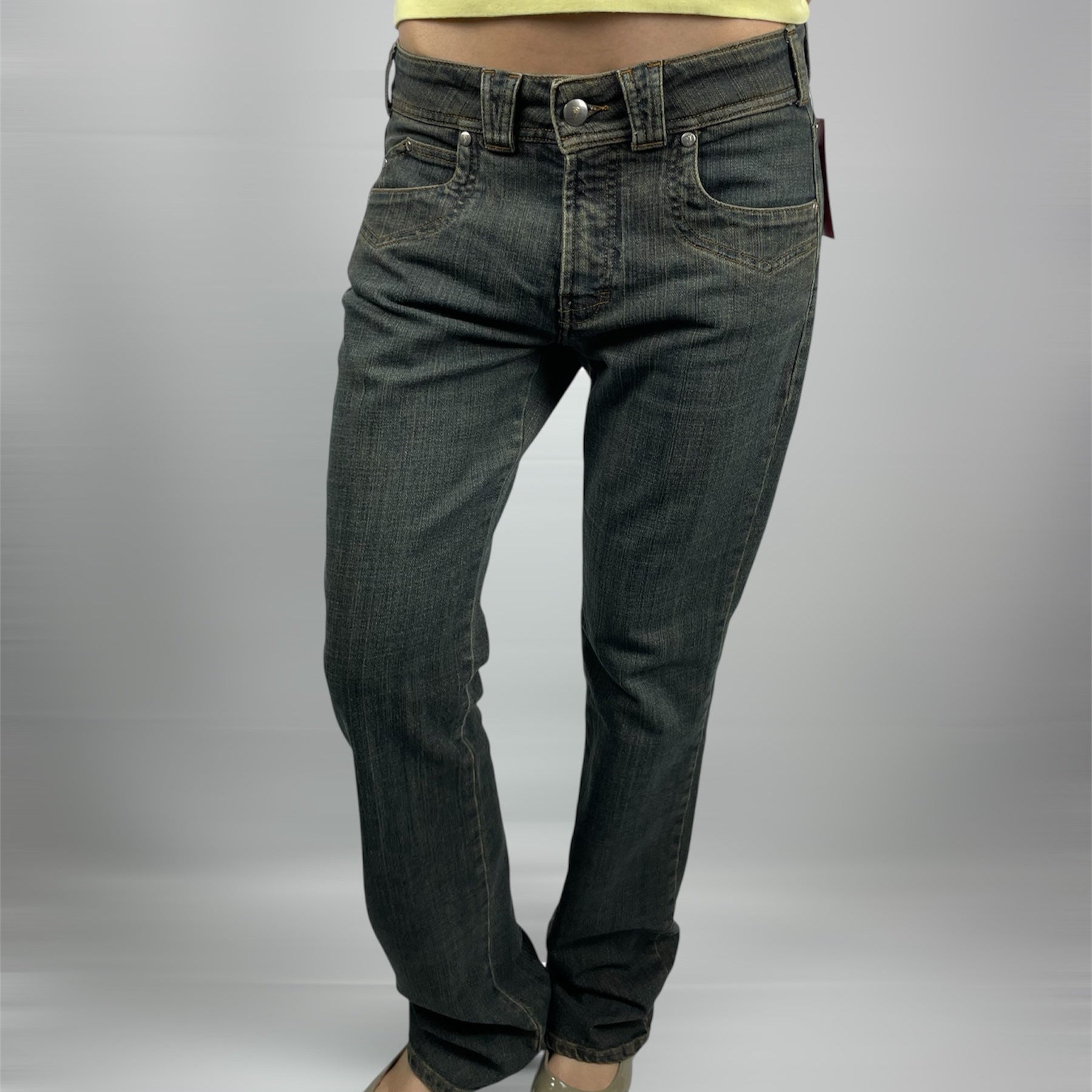 Trussardi Jeans – W28 L33 (UK 8) Low Rise Straight Leg Denim