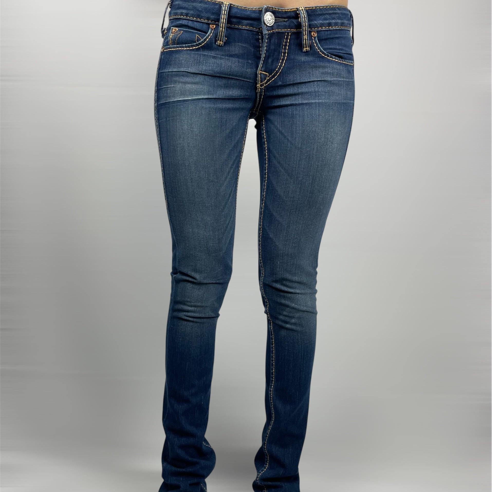 True Religion Vintage Bootcut Jeans – Size UK 4-6 (W27”)