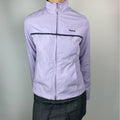 Y2K Reebok Essentials Lilac Zip-Up Track Jacket | UK 6-8