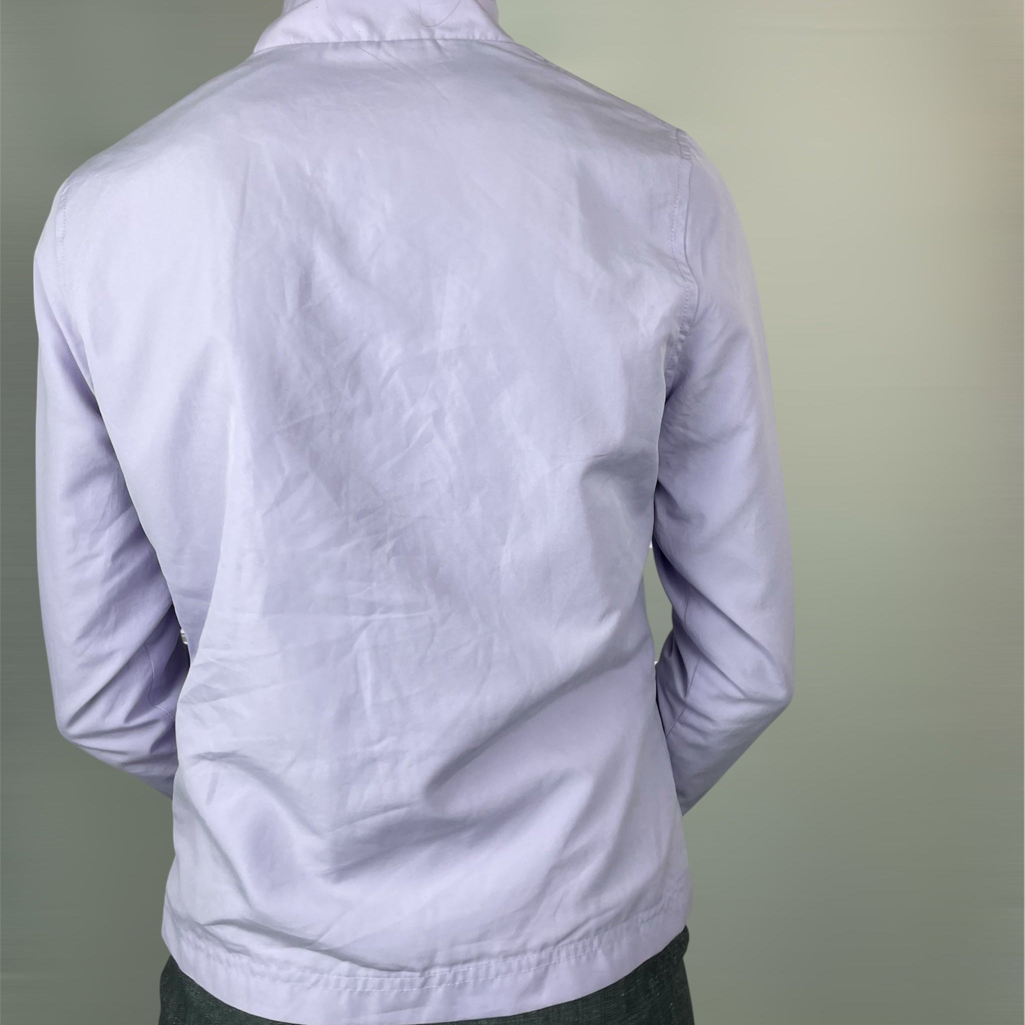 Y2K Reebok Essentials Lilac Zip-Up Track Jacket | UK 6-8