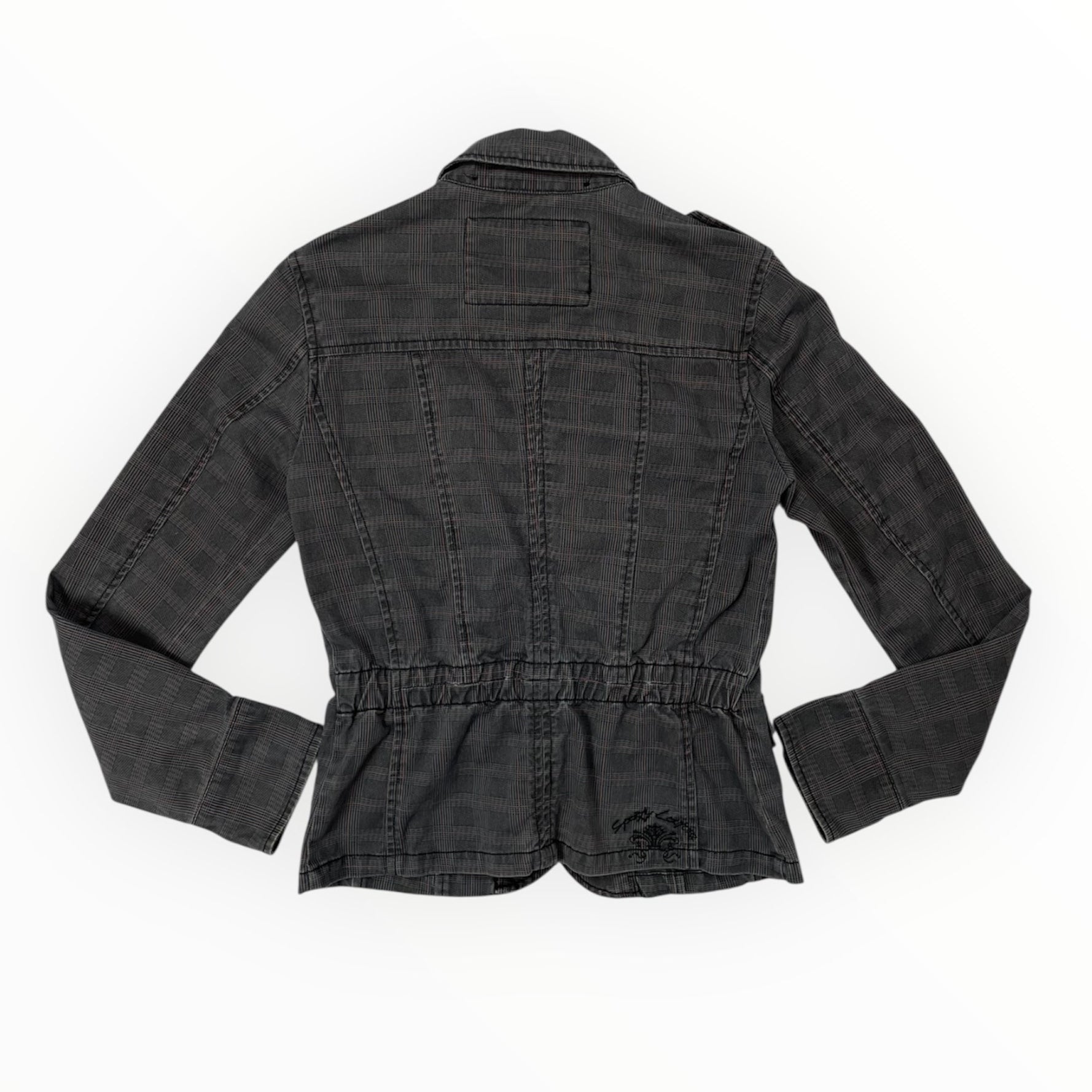 Fishbone Y2K Plaid Utility Jacket – UK 8