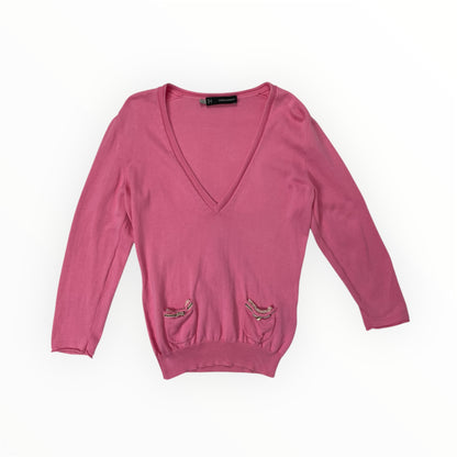 Dsquared² Pink Knit Top - Made in Italy - UK 6
